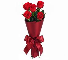 Букет 5 Красных роз Эдлесс Лав в Репьевке