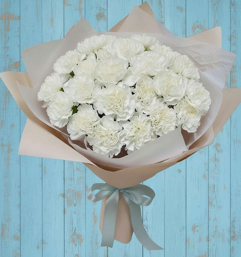 Букет цветов из: Гвоздики в Репьевке