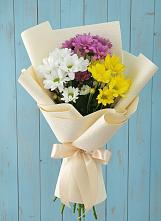 Букет цветов из:  Хризантемы в Репьевке