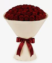 Букет 101 Бордовая роза Блэк Бакарра в Репьевке
