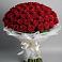 Букет 101 Красная роза Блэк Мэджик в Репьевке