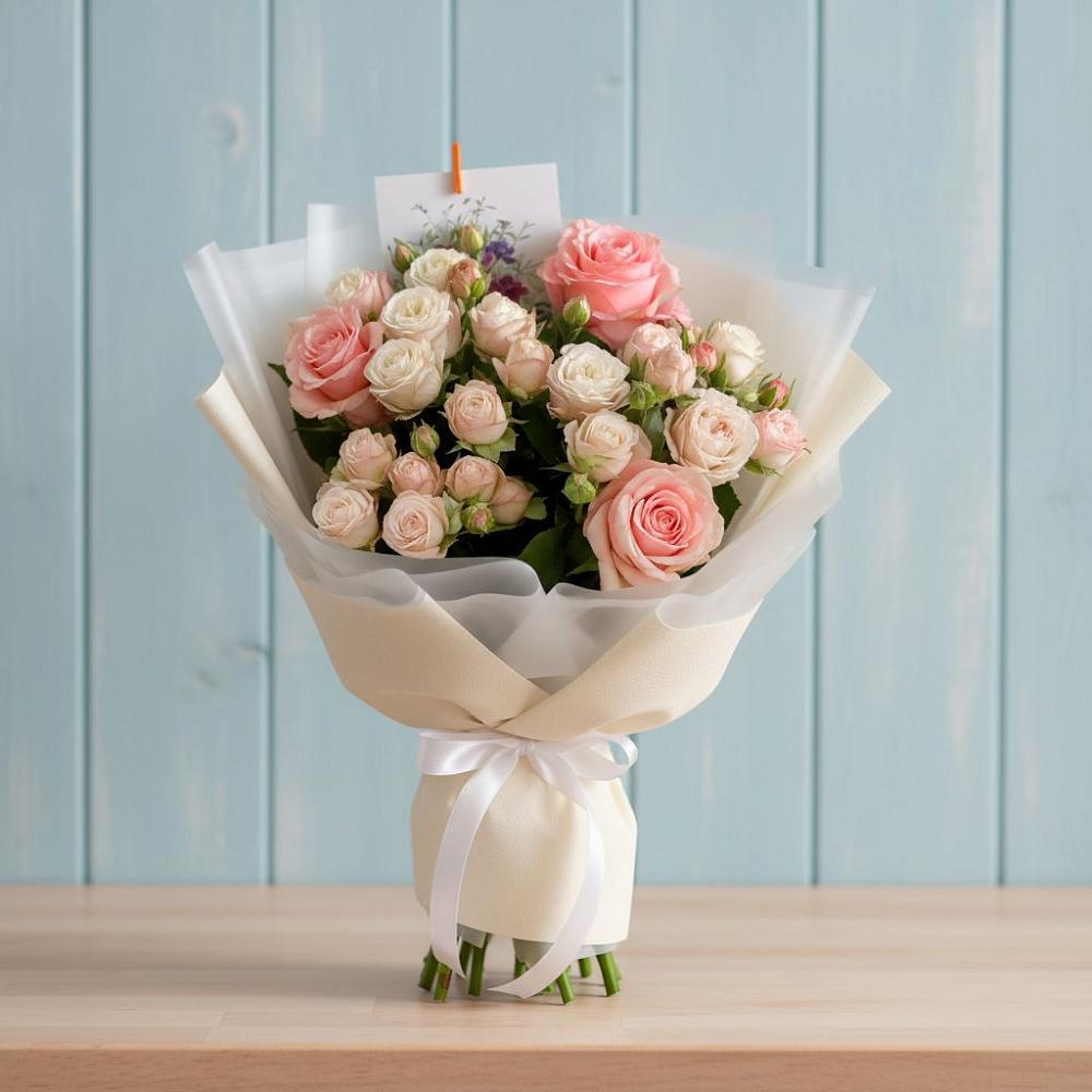 Букет цветов из: Розы в Репьевке