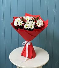 Букет цветов из:  Хризантемы в Репьевке