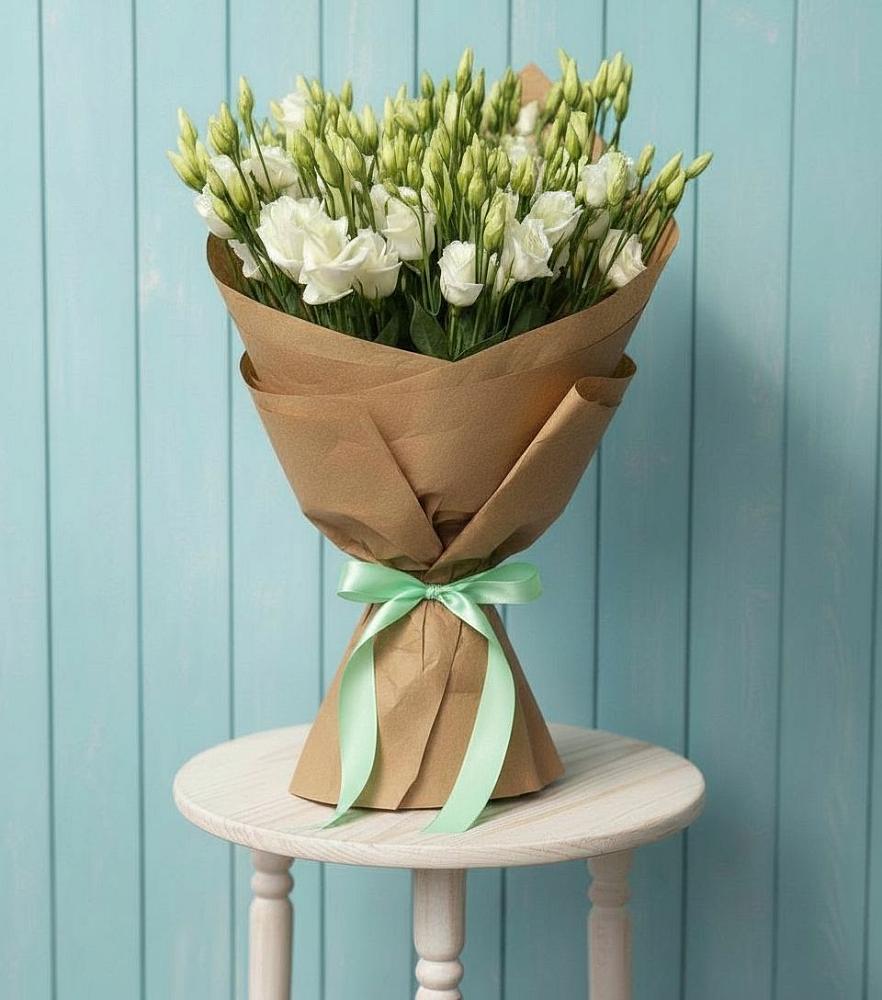 Букет цветов из: Лизиантусы в Репьевке