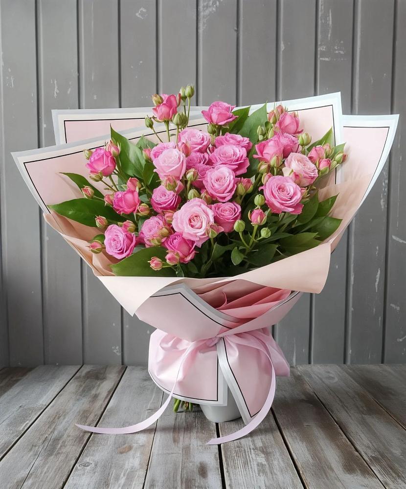 Букет Розовый кустик в Репьевке