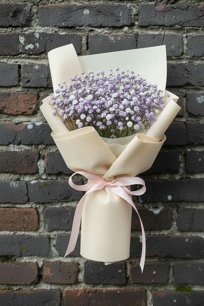 Букет цветов из: Гипсофила в Репьевке