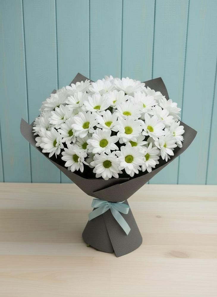 Букет цветов из: Хризантемы в Репьевке