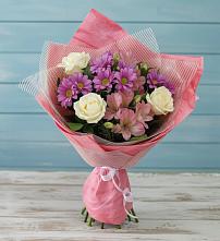 Букет цветов из:  Герберы в Репьевке