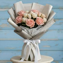 Букет цветов из:  Розы в Репьевке