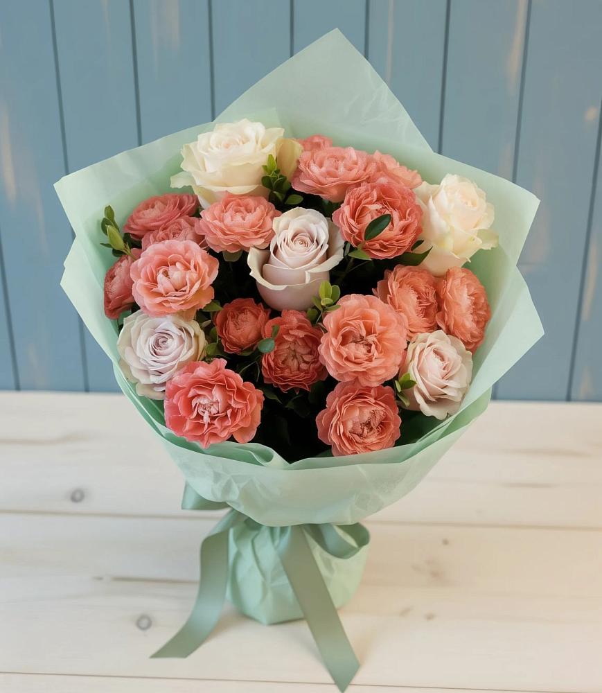 Букет цветов из: Розы в Репьевке