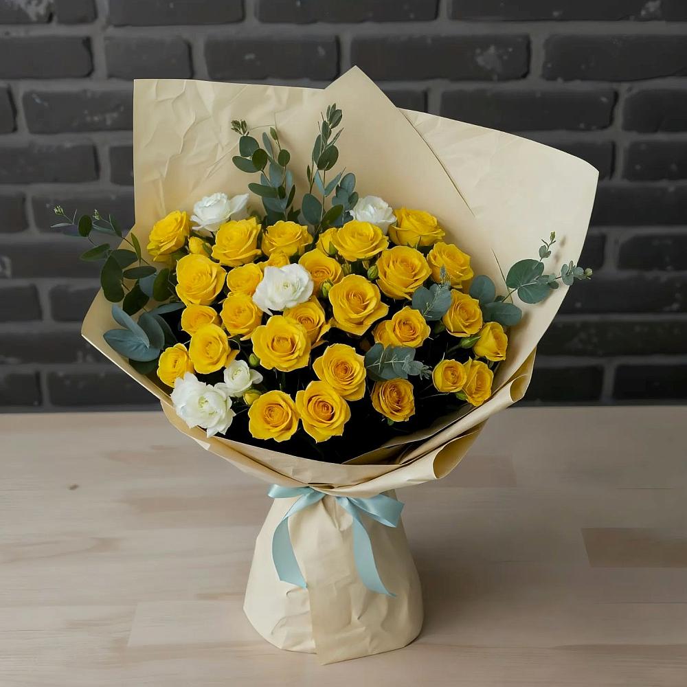 Букет цветов из: Розы в Репьевке