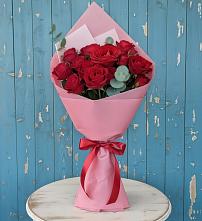 Букет цветов из:  Розы в Репьевке
