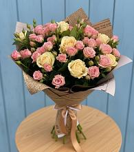 Букет цветов из:  Розы #REPLACE_PRED# Репьевке