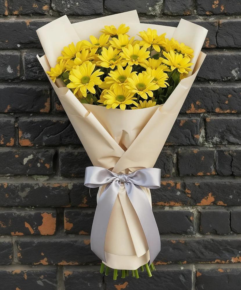 Букет цветов из: Хризантемы в Репьевке